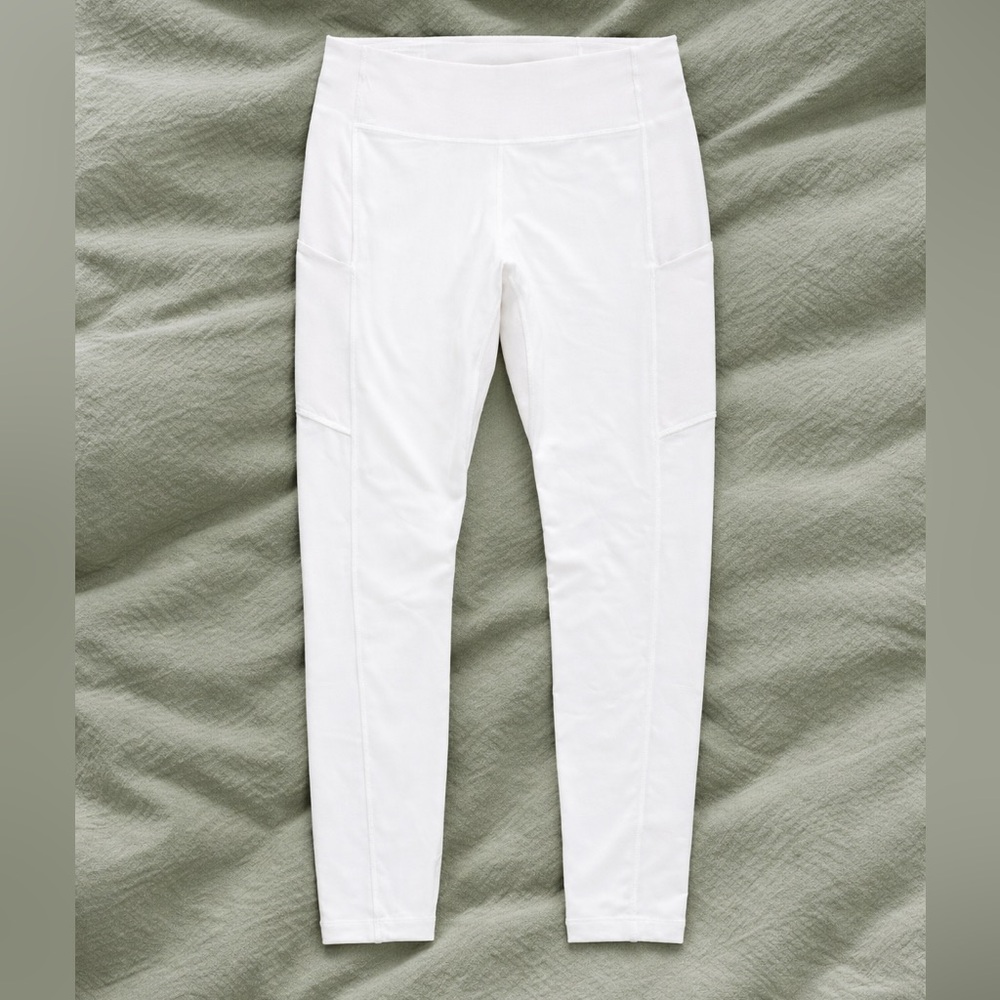 Lululemon Athletica High-Rise Fast and Free Leggings 25” Length - White Size 10